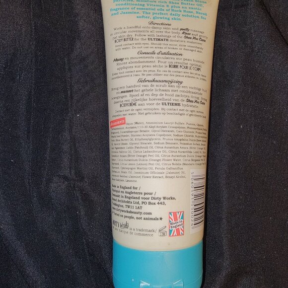 Dirty Works Buff Your Stuff Body Scrub Sweet Almond Oil Spa Day - Picture 2 of 2